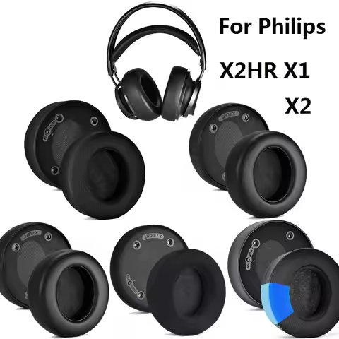 Ear Pads Protein Skin For Philips Audio Fidelio X2HR X1 X2 Headphones Soft Foam CushionCooling Gel C