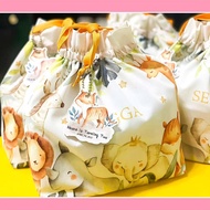 Goodie Bag Pouch Drawstring Belacu custom Birthday Bag, size 20x8x20