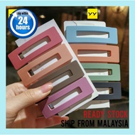 Hairpin Korean Colorful Square Fringe Clip Frosted bb Clip