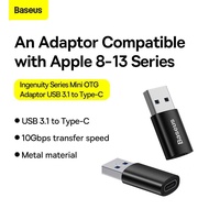 Baseus USB 3.1 OTG Adapter Type C to USB Female Converter For Xiaomi Samsung 10Gbps Data OTG Adapter