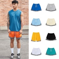 [9 Colors] S-8XL Men's Plus Size Summer Quick-dry Plain Sport Shorts American Style Casual Street We