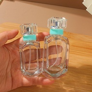 Refillable Perfume Bottle, 30ml Diamond Shaped Perfume Bottle Glass Liquid Spray Empty Bottles