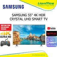 SAMSUNG 55" 4K HDR CRYSTAL SMART UHD TV UA55TU7000 (2020 NEW MODEL)