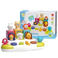 Ready Stock Baby Pop Up Whack a Mole Toy Learning Infant Toys for Sorting Colors and Animals for 9 M