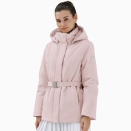 女裝防風防潑水連腰帶鵝絨羽絨外套