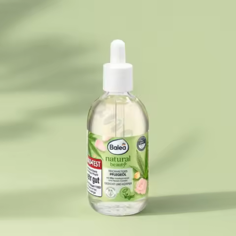 Balea Rose Essential Oil Moisturizes Facial and Improves Dryness and Soothes Sensitive Redness Skin 