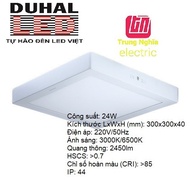 DUHAL LED Đèn Led Panel Vuông Gắn Nổi Duhal 24W - KDGB524