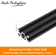 Aluminum Profile Extreme/ A6063 V Slot 2040 Linear Rail Black