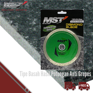 MST Mata Potong Keramik Adesite Batu Alam Kering dan Basah 115x2x20/16mm Green Wet &amp; Dry Diamond Blade Andesit