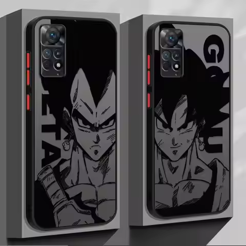 Dragon Ball Goku VS Vegeta Case for Xiaomi Redmi Note 10S 12S 9S 11S 11 12 13 14 Pro Plus 10 Lite TP