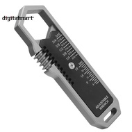 Wrench 3/16 to 3/4 Inch 5 to 19mm Adjustable Wrench with Detachable Pocket Clip for Outdoor Maintena