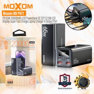 Moxom MX PB72 PD 65W 20000mAh LCD Powerbank QC SCP 22.5W LCD Display Super Fast Charge Laptop Charger 4 Output Port