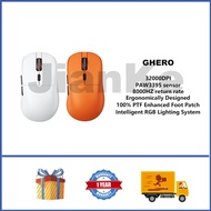 Ironcat GHERO Wireless Mouse PAW3395 Lightweight Dual modes Gaming Mouse