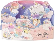 日本Little Twin Stars天空白雲 萬用卡生日卡-For You