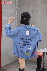 เสื้อแจ็คเก็ตยีนส์ ( Jacket Jeans) ผู้หญิงแขนยาว ทรงสวย งานปักสวยๆ