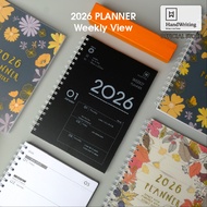 Handwriting B5 Weekly Planner 2026 with Single Line Notes 3 in 1 | PWD-B5