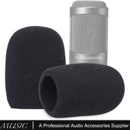 AT2020 Microphone Foam Covers Windscreen Pop Filter Black for Audio Technica AT2020 ATR2500 AT2035 A