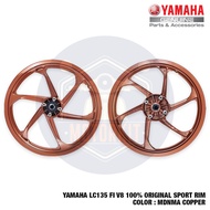 LC135 FI 135LC V8 100% ORIGINAL SPORT RIM CAST WHEEL MDNMA COPPER BDK-F5168 5XK-F5338 160 x 185 x 17