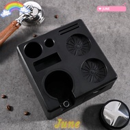 JUNE1 Portafilter Holder Stand, Multifunction Professional Grade Coffee Tamping Station, 51/53/58mm 