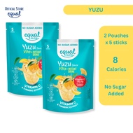 Equal Glow Yuzu Flavor x 2 Pouches - Vita+ Instant Drink with Vitamin C and Turmeric