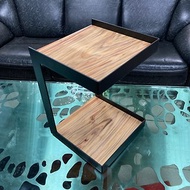 鐵木和　遊悠邊桌　使用台灣杉　亞杉　置物架　層架實木邊桌茶几