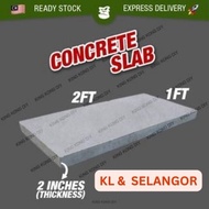 [1 PC] 1' X 2' / 2' X 2' Concrete Slab [KL & Selangor] Decoration Garden Flooring Papan Konkrit 1 Ka