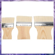 (Y W Z H)3 Pcs Flat Paddle Paint Brush Set,Wide Paint Brush Large Paint Brush 3/4/5 Inch Paint Brush