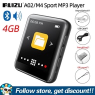 RUIZU A02 M4 Bluetooth MP3 MP4 Player Full Touch Screen 1.8 inches Bluetooth V4.0 MP4 MP3 Player 4GB