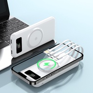 Sạc dự phòng 50000mAh sạc nhanh tích hợp sạc không dâycó sẵn nhiều dây sạcCông suất hiển thị LED