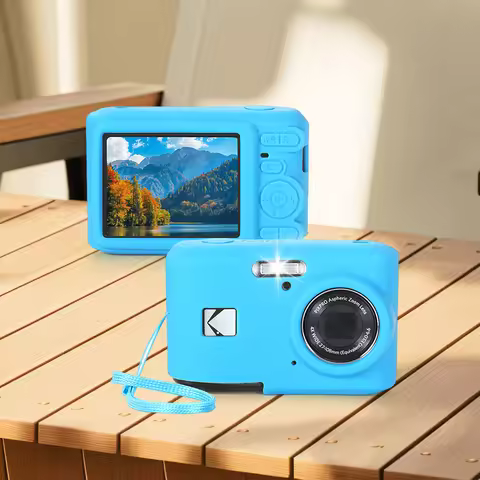 NEW For KODAK PIXPRO FZ45/FZ55 Slim Fit Camera Bag w/ Lanyard Lightweight Camera Sleeve Solid Color 