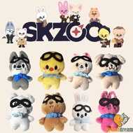 Skzoo Plush Toys Keychain Accessories Pendant Stray Kids Stuffed Dolls Kawaii Cartoon Stuffed Animals keychain