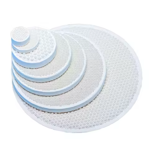 Customized Round Honeycomb Ceramic Plate Infrared Burner Replacement Gas Stove burner industrial Gas