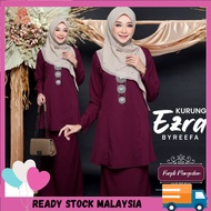 🔥SET IBU DAN ANAK🔥 Kurung Ezra Mom Baju Kurung Murah Cantik Kurung Plain Baju Raya Sedondon Women Clothes Byreefa