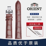 18/19/20/21/22mm Cowhide Leather Watch Band For Orient Mechanical Watch Strap Accessories