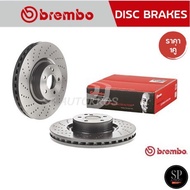 BREMBO จานเบรคหน้า BENZ S-CLASS W220 (600) C215 (เจาะรู) (HC) / D09 C943 11 / 360mm / ราคา 1คู่