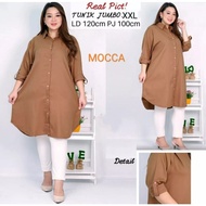 ☘ TUNIK JUMBO/TUNIK WANITA/FISA TUNIK/LD120/BIG SIZE/MOSCREP