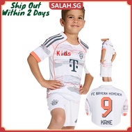 2025-26 Kids Jersey Bayern Munich Away Football Kit Children Jersey