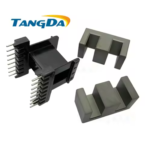 5pcs EE4220 EE42 20 EE Bobbin magnetic core +skeleton soft magnetism ferrites magnetic core 8+8pin 1