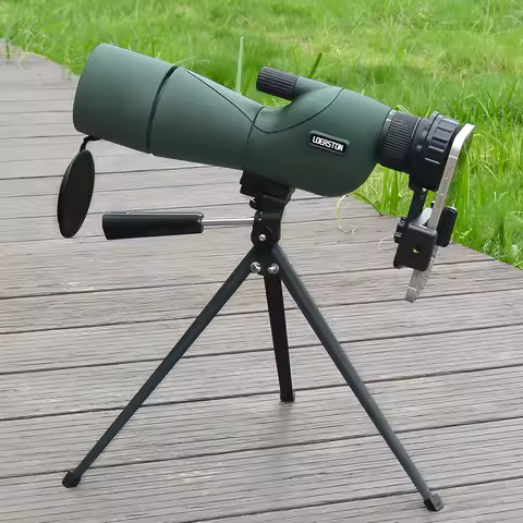 25-75x60 Spotting Scope Zoom Monocular high power telescope Bak4 Prism ED Lens For Outdoor Camping B