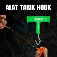 【MR.T】3PCS Alat Tarik Hook Fishing Rigs Knot Puller Hook Line Puller Hair Rig Knot Tool Fishing Tack