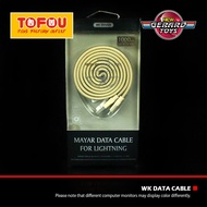 Original Wk Design Data Cable 1000 WDC-050 Lightning Beige