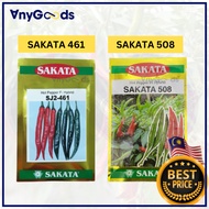 AnyGoods x Sakata 508 [5gm] Sakata 461 [10gm] Hot Pepper F1 Hybrid Chilli | Benih Cili Padi Cili Kul