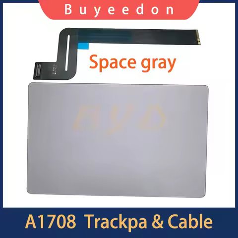 Gray Grey a1708 Trackpad Touchpad + cable For Macbook Pro 13.3"A1708 Laptop Touch pad 2016 2017 year