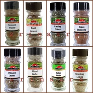 Meriah herbs rempah OREGANO PAPRIKA powder ROSEMARY BASIL MIXED HERBS BASIL ITALIAN HERBS CAJUN PARS