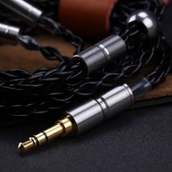 OPENHEART cable 8 Core Original MMCX Cable for Earphones 3.5mm Upgrade Replacement Disassemble Silve