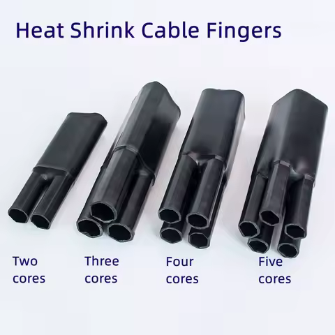 1KV Cable Heat Shrinkable Finger Sleeve Two-core/Three-core/Four-core/Five-core Shrink Branch Insula