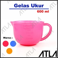 600ml Measuring Cup Colored Water Measuring Cup Plastic Nutrient Liquid 600ml AT137