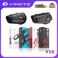 VIMOTO V10 Motorcycle Helmet Bluetooth Earphones PRO Full Helmet V9S Half Helmet XR Waterproof JBL I