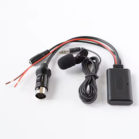 Car Bluetooth Receiver Module For Kenwood CA-C2AX KCA-iP500 CA-C1AX 13Pin Radio Stereo Aux Cable Ada
