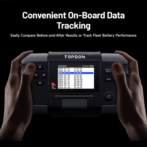 TOPDON BT600 Plus Battery Tester 2-in-1 Battery & Resistance Tester 6V/12V/24V Lead-acid Batteries C